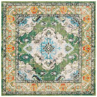Safavieh Alfombra Verde bosque/Azul claro 201 X 201 cm