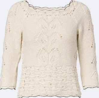Isabel Marant Pullover Lua in cotone e lana