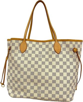 Louis Vuitton White Tote Bag (Pre-Owned)