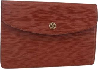 Louis Vuitton Pre-owned Clutches, female, Brown, Size: ONE SIZE Pre-owned Vintage Clutch