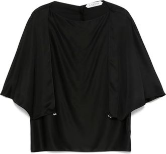 Lanvin Blusa in seta - Nero
