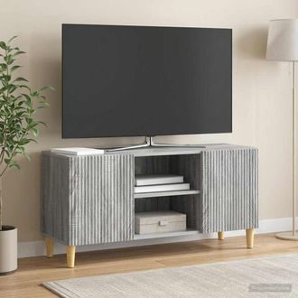 vidaXL Vidaxl Mobile Tv Grigio Sonoma 102 X 34,5 X 50 Cm Legno