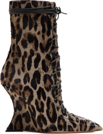 PARIS TEXAS Stivali con stampa - Marrone