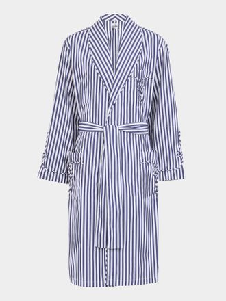 S&eacute;bline Frogging Hand-Embroidered Cotton Robe