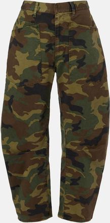 Nili Lotan Shon camouflage barrel-leg pants