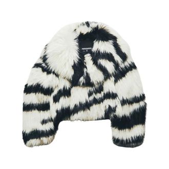 Patrizia Pepe Nepbont & Shearling Jassen - Dames - Jassen - Veelkleurig - XS - Nepbont - Jassen
