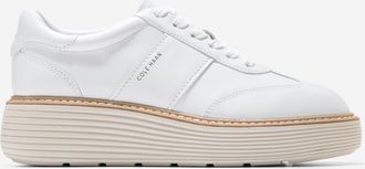 Cole Haan Womens &Oslash;riginal Grand Max Platform Sneakers - White Size 10.5
