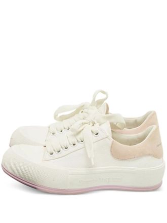 Alexander McQueen lace-up sneakers - White