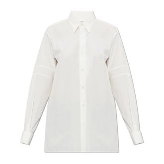 Maison Margiela Shirts, female, White, Size: M Oversized Shirt