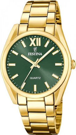 Festina Womens F20640-4 Ladies Boyfriend Watch - Gold - One Size