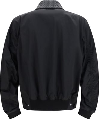 Bottega Veneta Mens Jacket Padded Technical Nylon Double Black Polyamide