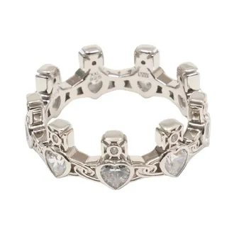 Vivienne Westwood Renatta Ring - female - Vivienne Westwood - Rings - Gray - 2XL - Accessories