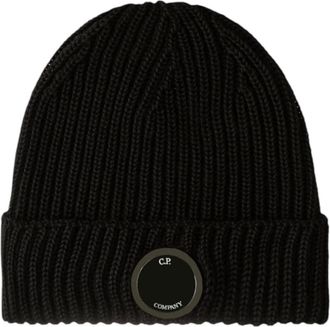 C.P. Company Zwarte handschoenen voor stijlvolle uitstraling - Heren - Hoeden - Zwart - ONE Size - Accessoires