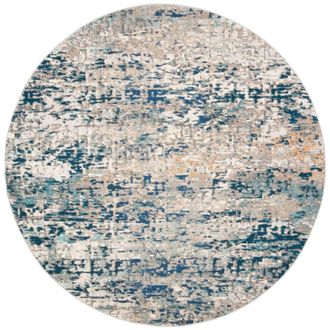 Safavieh Alfombra contempor&aacute;neo de polipropileno gris/azul, 201 cm