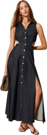 Twinset Mujer, Vestidos, Azul, Talla: M