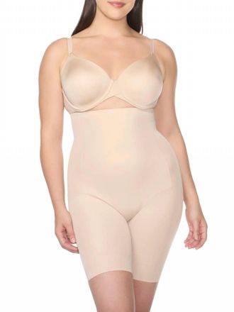 Naomi & Nicole Unbelievable Comfort High-Waist Thigh Slimmer In Beige