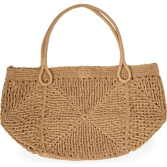 L*Space Paloma Raffia Tote in Natural at Nordstrom