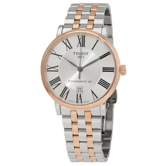 Tissot Carson Automatic Silver Dial Two-tone Mens Watch T122.407.22.033.00
