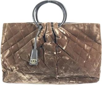 Chanel Pre-owned Handbags, female, Brown, Size: ONE SIZE Pre-owned Vintage Handbag
