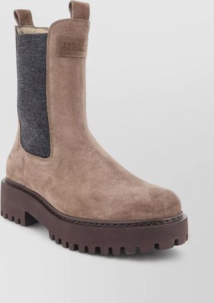 Brunello Cucinelli suede ankle boots