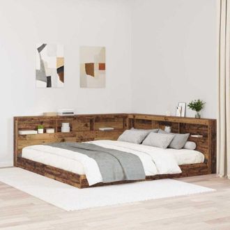vidaXL Vidaxl - Testata contenitore Legno vecchio 200 cm Legno multistrato