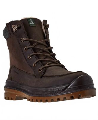 kamik Mens Griffon 2 Boots In Dark Brown