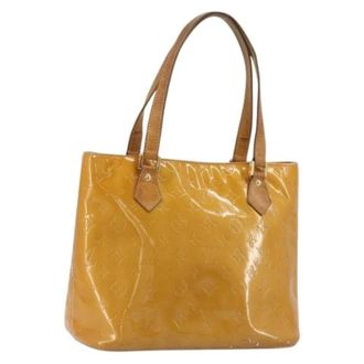 Louis Vuitton Pre-owned Patent Leather Hand Bag - Dames - Pre-owned - Bruin - Maat: ONE Size Leer