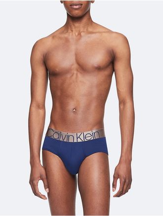 Calvin Klein Mens Icon Micro Brief - Navy - XL