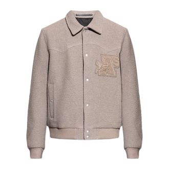 AllSaints Light Jackets, male, Beige, Size: XL Royce Wool Jacket