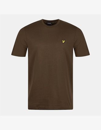 Lyle & Scott Lyle And Scott Mens Logo T-Shirt - Brown - Size: 44