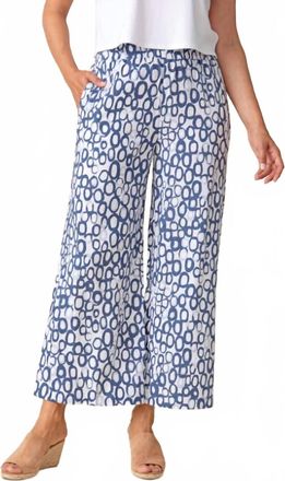 Habitat Linen Circle Easy Flood Pants In White