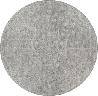 LR Home Lr Home Justino Contemporary Floral Filigree Wool Area Rug