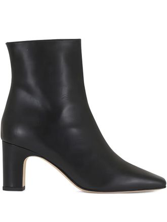Manolo Blahnik square-toe boots - Nero