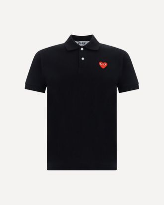 Comme Des Gar&ccedil;ons Cotton Polo with patch Male XL