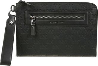 Michael Kors Wallets & Cardholders, male, Black, Size: ONE SIZE Leather Wallet