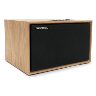 Thomson WS302 - Speaker Bluetooth 5.3, 50W di potenza musicale totale, ingresso AUX-IN da 3,5 mm, regolazione separata di alti e bassi, pannello