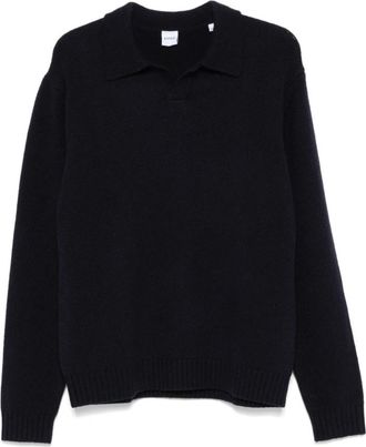 Aspesi Blauwe Sweaters voor Mannen - Heren - V-hals truien - Blauw - 2XL - Truien & Vesten