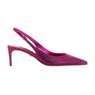 Dolce & Gabbana Pumps, female, Purple, 3 UK, Luxurious Embellished Satin Lollo Pumps