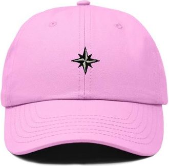 Dalix Starpoint Dad Cap in Light Pink at Nordstrom