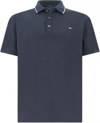 Paul & Shark Aqua Touch Katoenen Poloshirt - Heren - Polos - Blauw - XL - Katoen - Tops