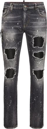 Philipp Plein Jeans con effetto vissuto - Grigio