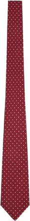 Emporio Armani Accessoires, Heren, Rood, ONE Size, Cravatta Jacquard