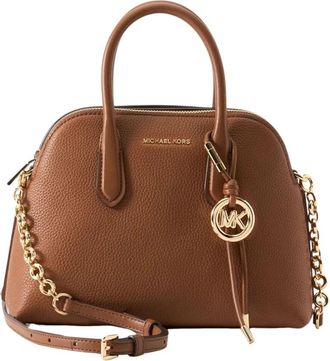 Michael Kors Freddie Dome Handtas - Dames - Handtassen - Bruin - ONE Size - Leer - Tassen