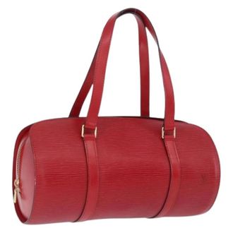 Louis Vuitton Pre-owned Hand Bag - Dames - Pre-owned - Rood - Maat: ONE Size Leer