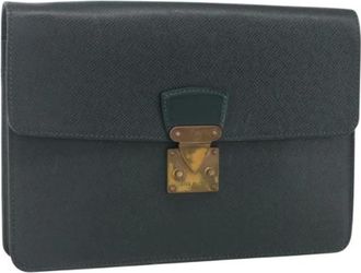Louis Vuitton Pre-owned Clutches, female, Green, Size: ONE SIZE Pre-owned Vintage Clutch