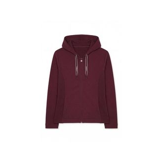 Freddy Felpa slim full-zip con inserti e cappuccio in costina