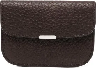 Christophe Lemaire Soft Tab cardholder - Brown