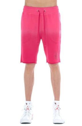 Cult of Individuality Cutoff Ombr&eacute; Sweat Shorts in Vintage Red at Nordstrom Rack, Size X-Small