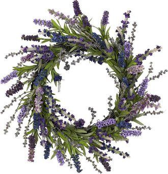 Nearly Natural 20In Lavender Wreath