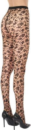 Wolford Sweet Dots Tights in Fairly Light/Black at Nordstrom, Size X-Small